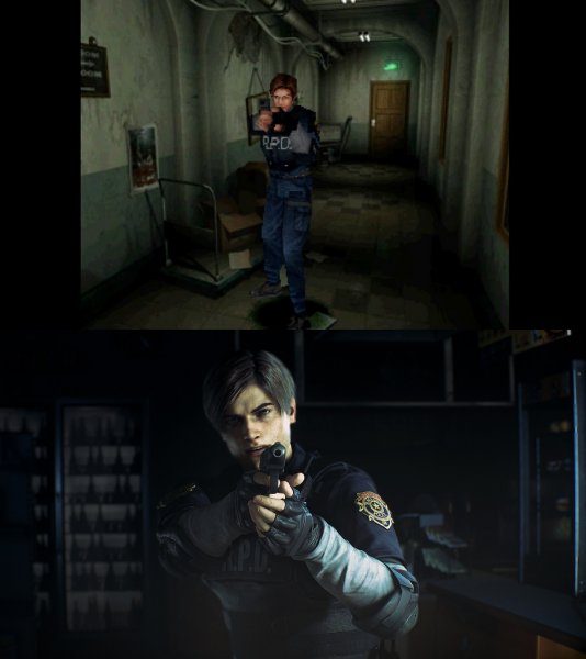 Capcom сравнила графику оригинала и ремейка Resident Evil 2