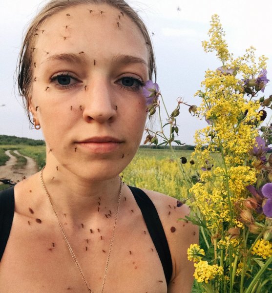 Якутянка стала популярной в Instagram после «кровососущего» фото