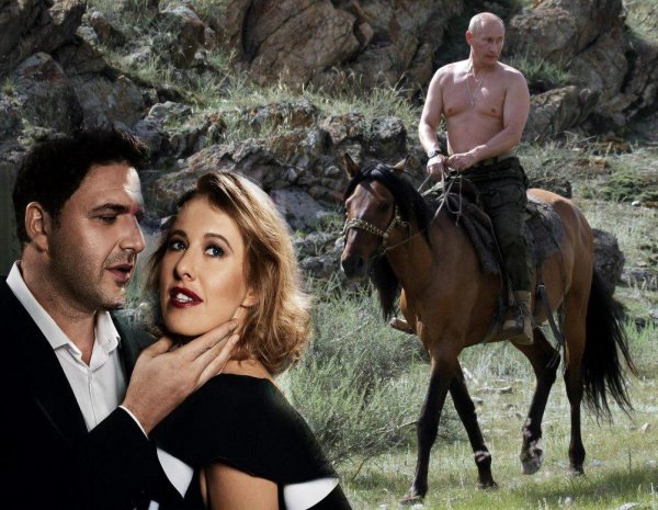 «Путин на коне, Виторган на лошади»: Влияние Собчак может помешать мужу занять президентский трон
