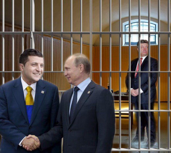 «По приказу Путина»: Зеленский может посадить Порошенко в случае победы на выборах
