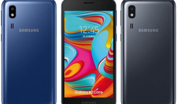 Произошла утечка: в сеть слили новые изображения Samsung Galaxy A2 Core