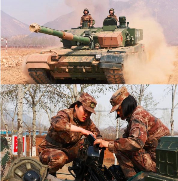 «Китай наверняка проиграет»: Пока журналисты США уверены в победе своей страны, Китай обучает женщин воевать на танках