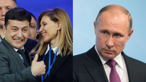 За юбкой и Путин не страшен: «Трус» Зеленский вынудил жену отречься от России