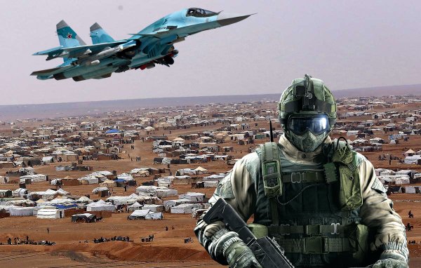 ЧВК Вагнера и ВВС РФ уничтожит лагерь беженцев Эр-Рукбан из-за «скотства» США