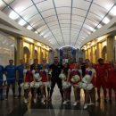 В метро Петербурга состоялся подземный футбольный матч
