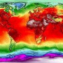 Британские синоптики показали необычную карту распределения температур на планете
