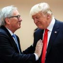 «Это было для меня сюрпризом»: Юнкер высказался о поцелуе с Трампом