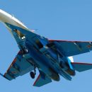 В Минобороны РФ показали на видео перехват шведского самолета-разведчика российским Су-27